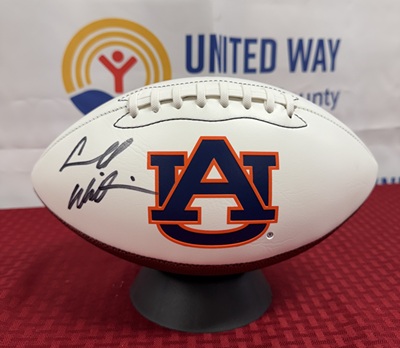 Auburn Football Signed by Cadillac Williams
