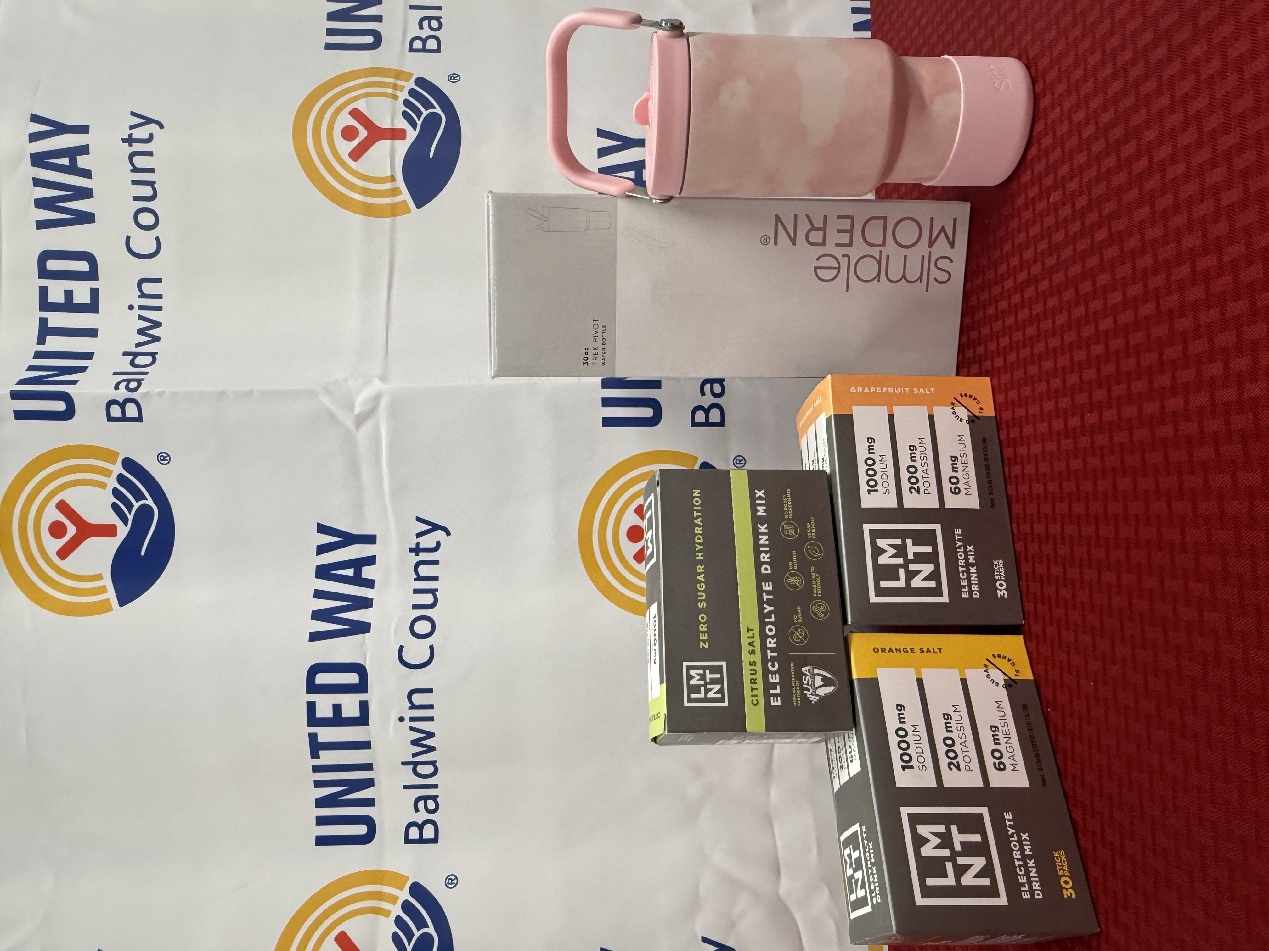 Simple Modern Trek Pivot Tumbler/ LMNT Electrolyte Drink Mixes (3 Boxes)