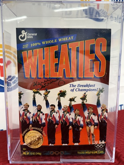 Kerri Strug-Olympic Gold Medalist- Signed Wheaties Cereal Box