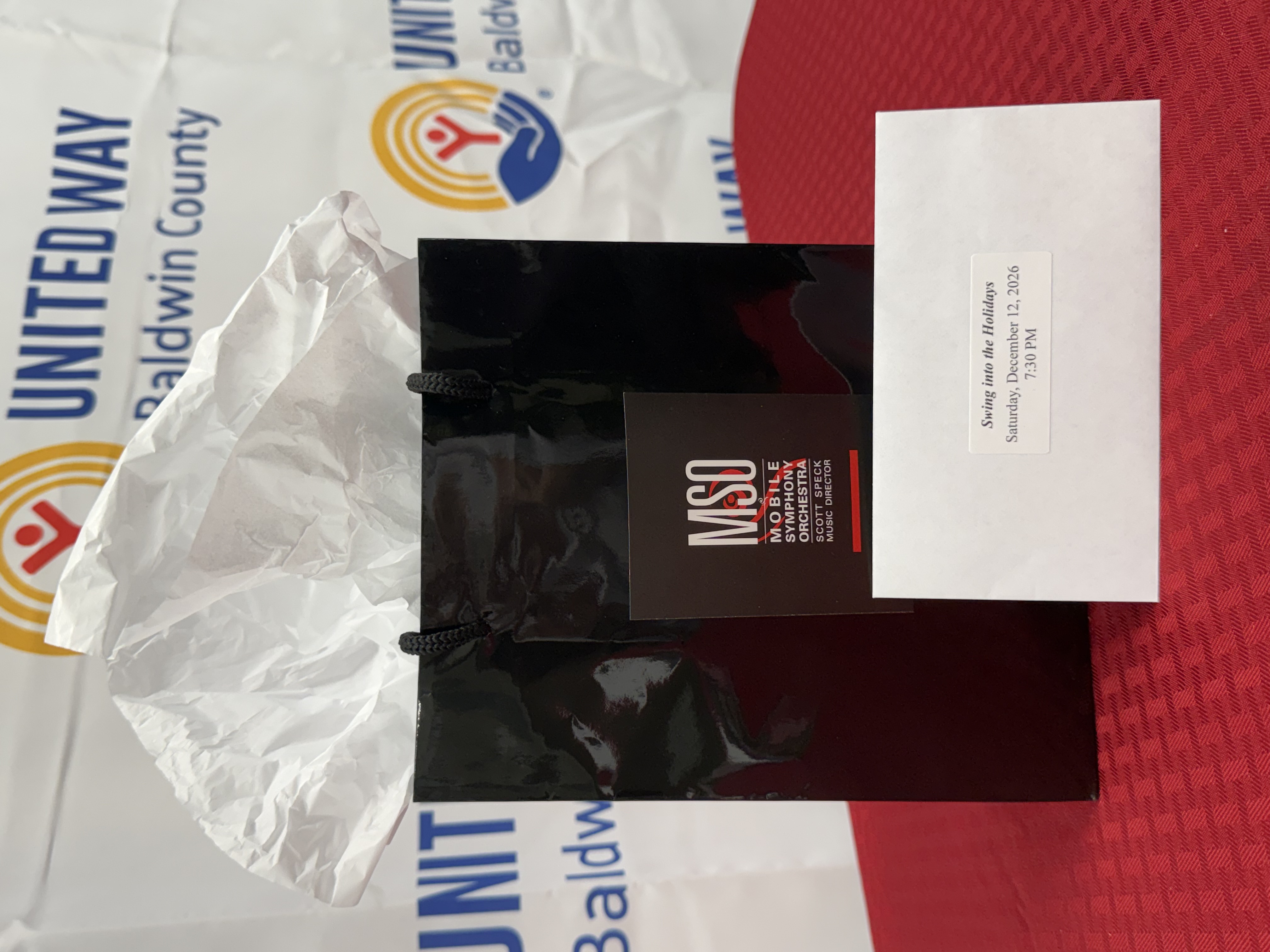 Mobile Symphony Orchestra Two Tickets and T-shirt